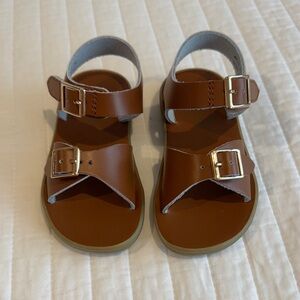 Toddler Boy Footmates Size 7 Brown New